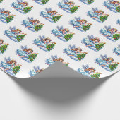 Kerstengel Cadeaupapier (Hoek)