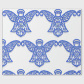 kerstengel cadeaupapier (Vlak)