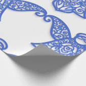 kerstengel cadeaupapier (Hoek)