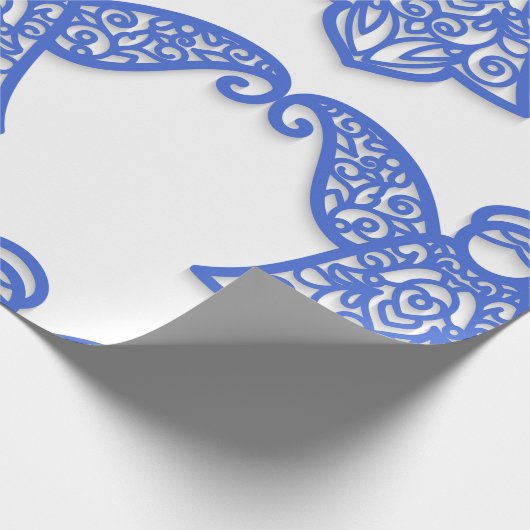 kerstengel cadeaupapier (Hoek)