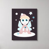 Kerstengel Canvas Afdruk (Voorkant)