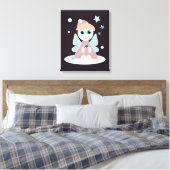 Kerstengel Canvas Afdruk (Insitu (Slaapkamer))