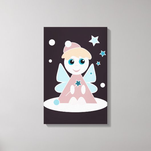 Kerstengel Canvas Afdruk (Voorkant)