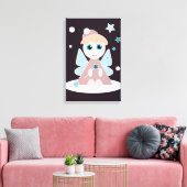 Kerstengel Canvas Afdruk (Insitu (Woonkamer))