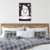 Kerstengel Canvas Afdruk (Insitu (Slaapkamer))
