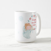 kerstengel Christelijk Koffiemok (Voorkant rechts)