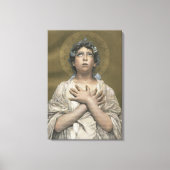 Kerstengel (door Erulo Eroli) Canvas Afdruk (Voorkant)