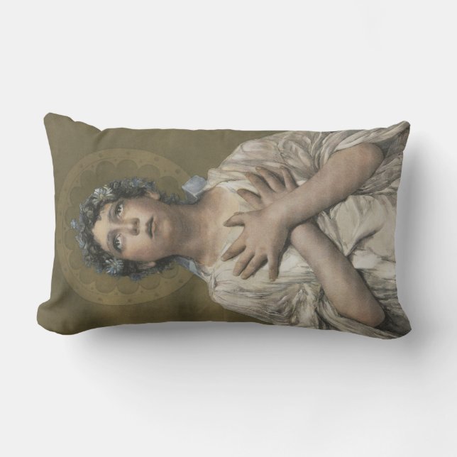 Kerstengel (door Erulo Eroli) Kussen (Voorkant)