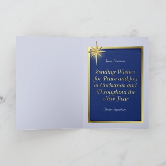 kerstengel feestdagen kaart (Binnen)