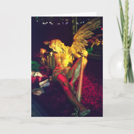 kerstengel feestdagen kaart