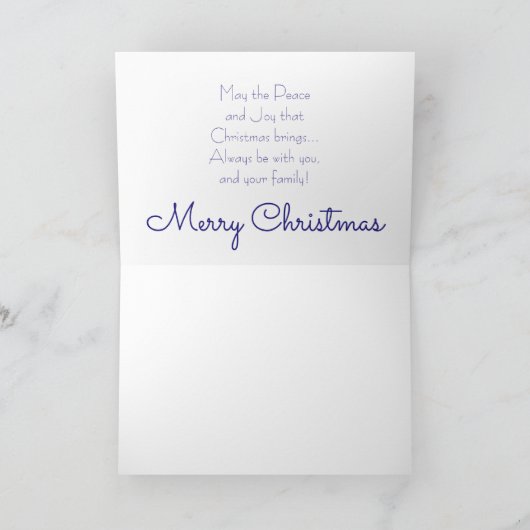 kerstengel feestdagen kaart (Binnen)