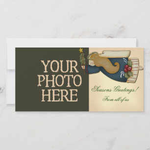 kerstengel feestdagenkaart