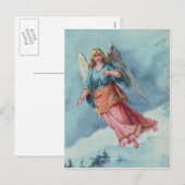 kerstengel feestdagenkaart (Voorkant / Achterkant)