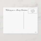 kerstengel feestdagenkaart (Achterkant)