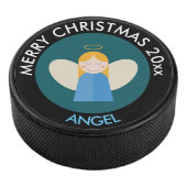 kerstengel hockey puck (3/4)