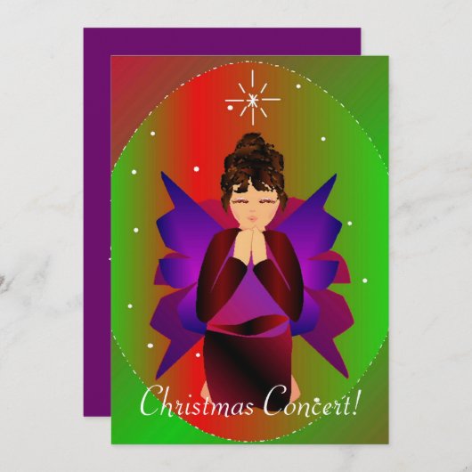 kerstengel I Kaart (Voorkant / Achterkant)