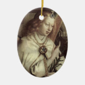 Kerstengel, Jan van Eyck Keramisch Ornament (Voorkant)
