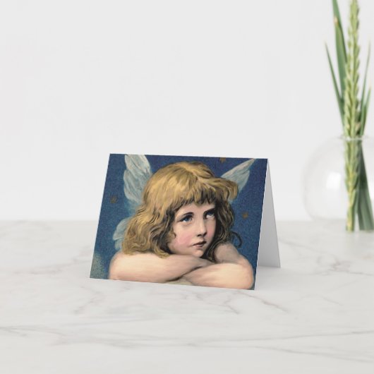 kerstengel kaart (Voorkant)