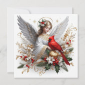 kerstengel kaart (Voorkant)