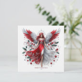 kerstengel kaart (Staand voorkant)