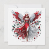 kerstengel kaart (Voorkant)