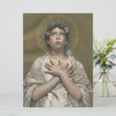 kerstengel kaart (Staand voorkant)