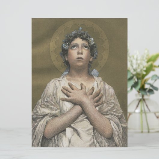 kerstengel kaart (Staand voorkant)