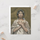 kerstengel kaart (Voorkant / Achterkant in situ)