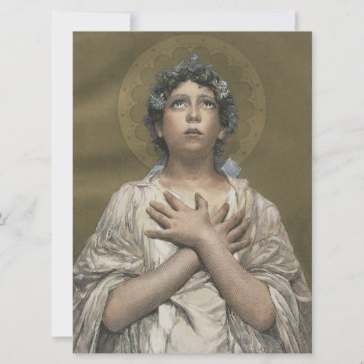 kerstengel kaart (Voorkant)