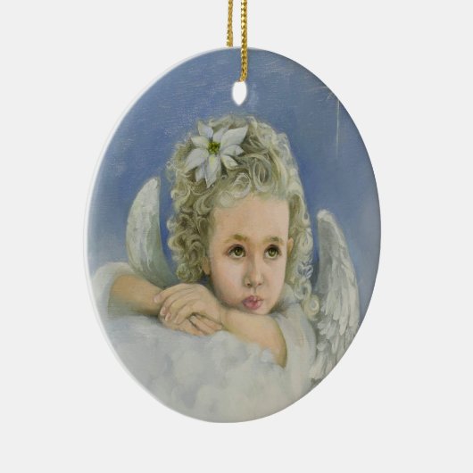 kerstengel keramisch ornament (Rechts)