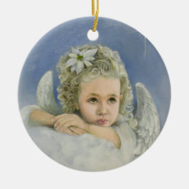 kerstengel keramisch ornament