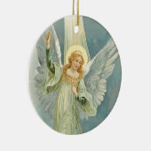 kerstengel keramisch ornament (Rechts)