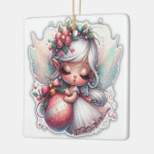 Kerstengel Keramisch Ornament (Links)