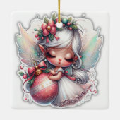 Kerstengel Keramisch Ornament (Achterkant)