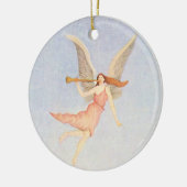 kerstengel keramisch ornament (Links)