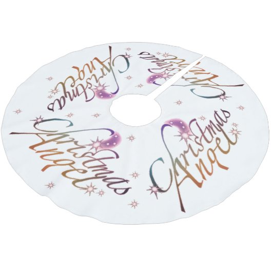 kerstengel kerstboom rok (Gekanteld)