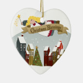 Kerstengel | Kerstboomornament Keramisch Ornament (Rechts)