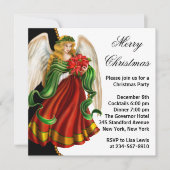 Kerstengel Kerstfeest Kaart (Voorkant)