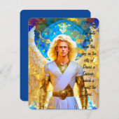 Kerstengel Kerstkaart (Voorkant / Achterkant)