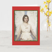 KERSTENGEL KERSTKAART KAART (Gele Bloem)