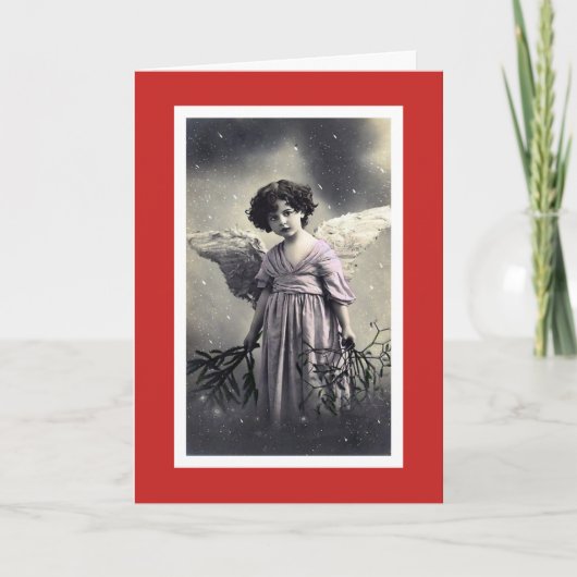 KERSTENGEL KERSTKAART KAART (Voorkant)