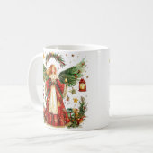 Kerstengel Koffiemok (Voorkant links)