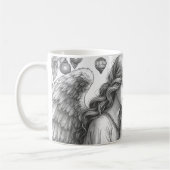Kerstengel koffiemok (Links)