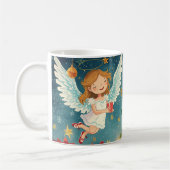 Kerstengel koffiemok (Links)