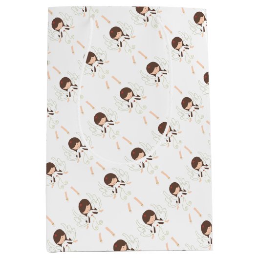 kerstengel medium cadeauzakje (Voorkant)