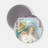 Kerstengel met Bell Magneet (Voorkant / Achterkant)