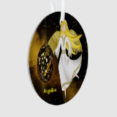 Kerstengel met Bulb Ornament (voorkant)