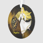 Kerstengel met Bulb Ornament (voorkant)