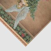 Kerstengel met een papier met een boomweefsel (Detail)