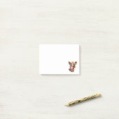 Kerstengel met Gouden Sterren Post-it® Notes (Op bureau)